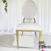 Chaise Deluxe medaillon or gold - 1001 Events - Fournisseur Accessoires Evenements Mariage00002